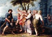 Jan Van Den Hoecke The Triumph of David, Spain oil painting artist